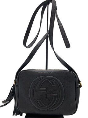 Gucci Disco Bag Soho Leather Black